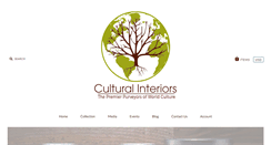 Desktop Screenshot of culturalinteriors.com