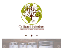 Tablet Screenshot of culturalinteriors.com